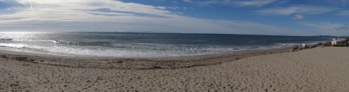 Ocean from the primary dune bordering the marsh 