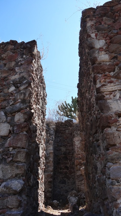 Stonework supports for a water wheel
